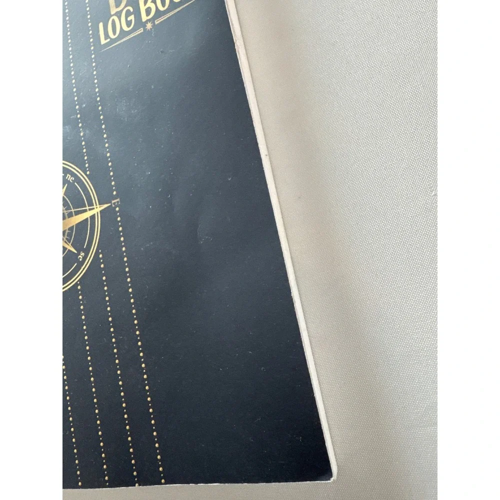 Boat Log Book Captain's Nautical Journal Vessel Trip Maintenance Record Compass